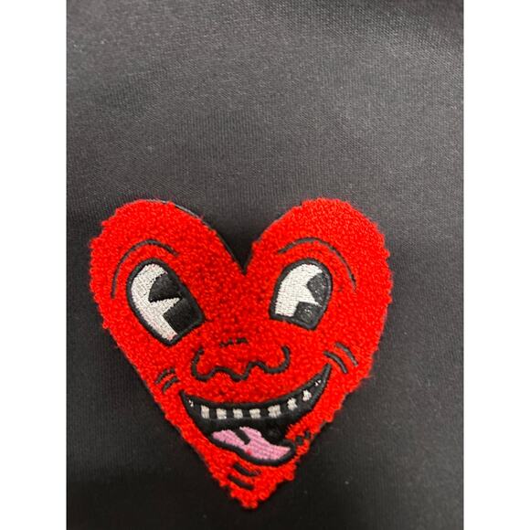 Jungles Jungles x Keith Haring Chenille Hoody in Black Size S. Authentic - Picture 10 of 12